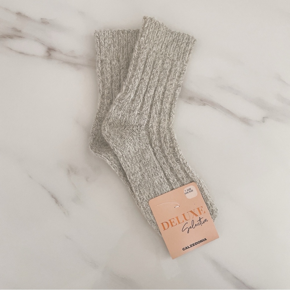 Calzedonia Ribbed Socks with Glitter